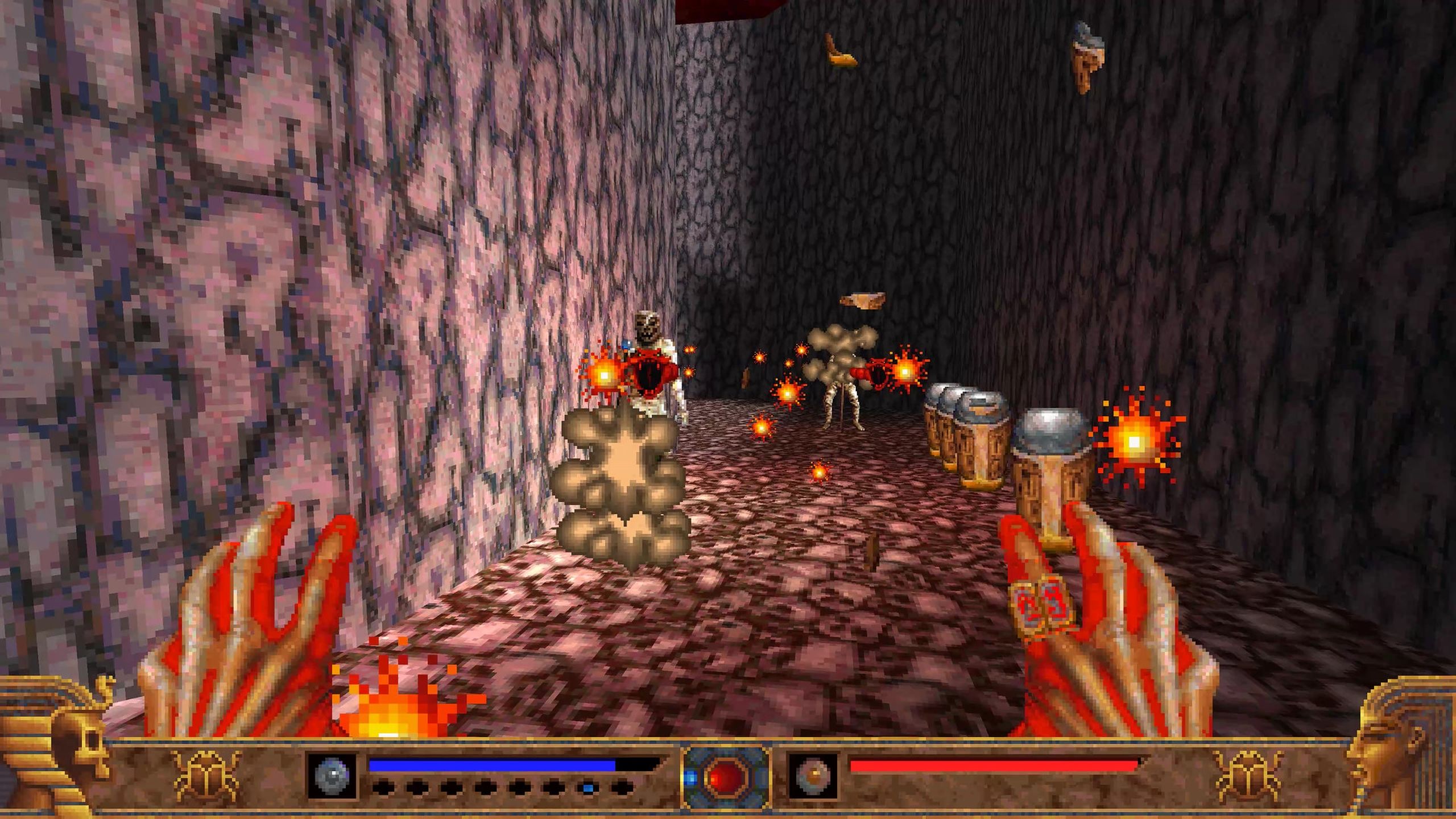 Screenshot from the game PowerSlave Exhumed.