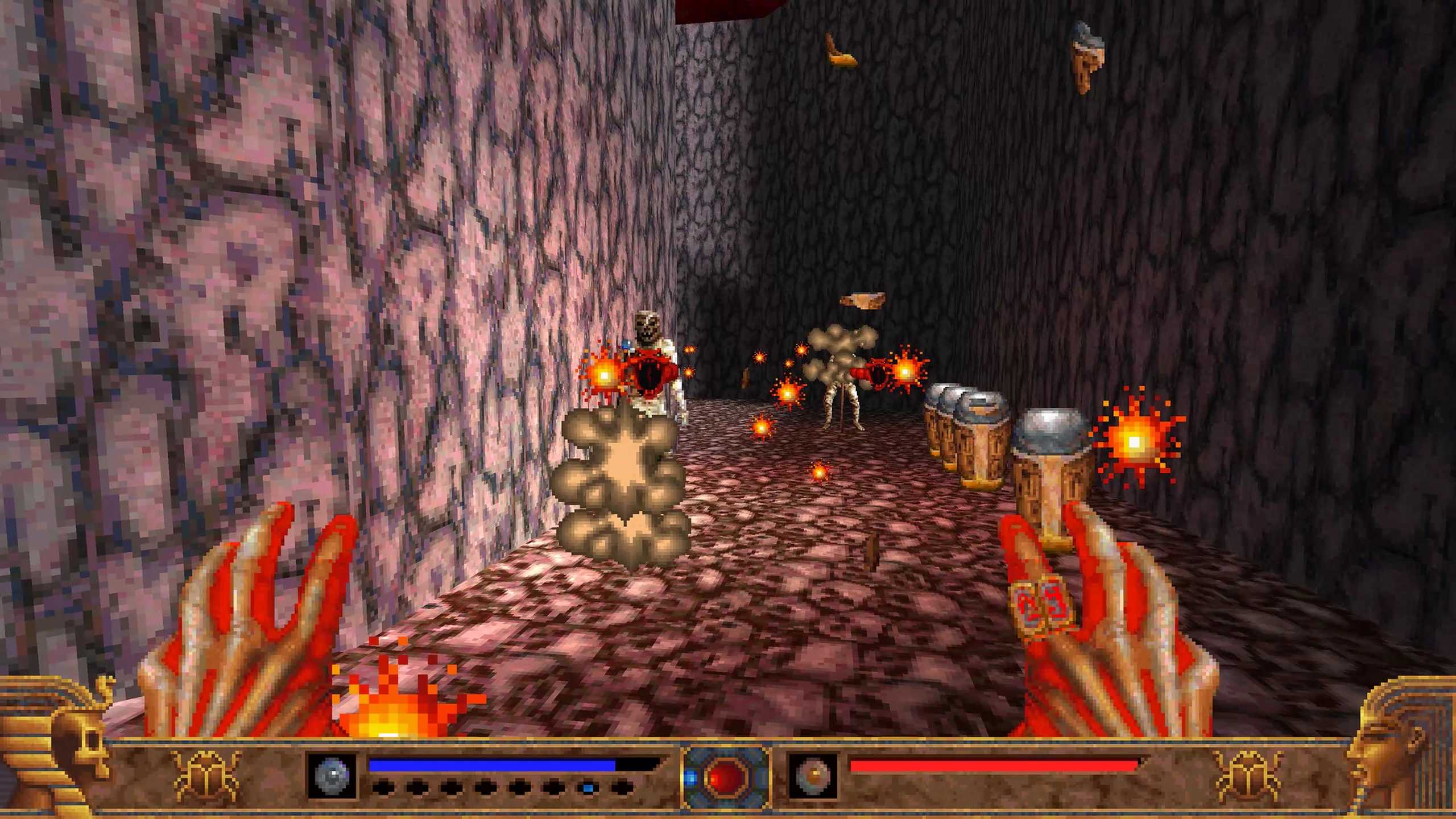 Screenshot from the game PowerSlave Exhumed.