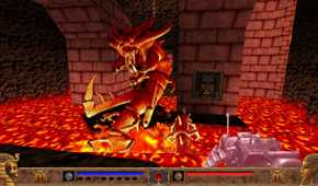 Screenshot from the game PowerSlave Exhumed.
