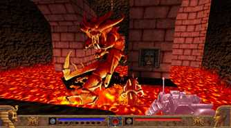 Screenshot from the game PowerSlave Exhumed.