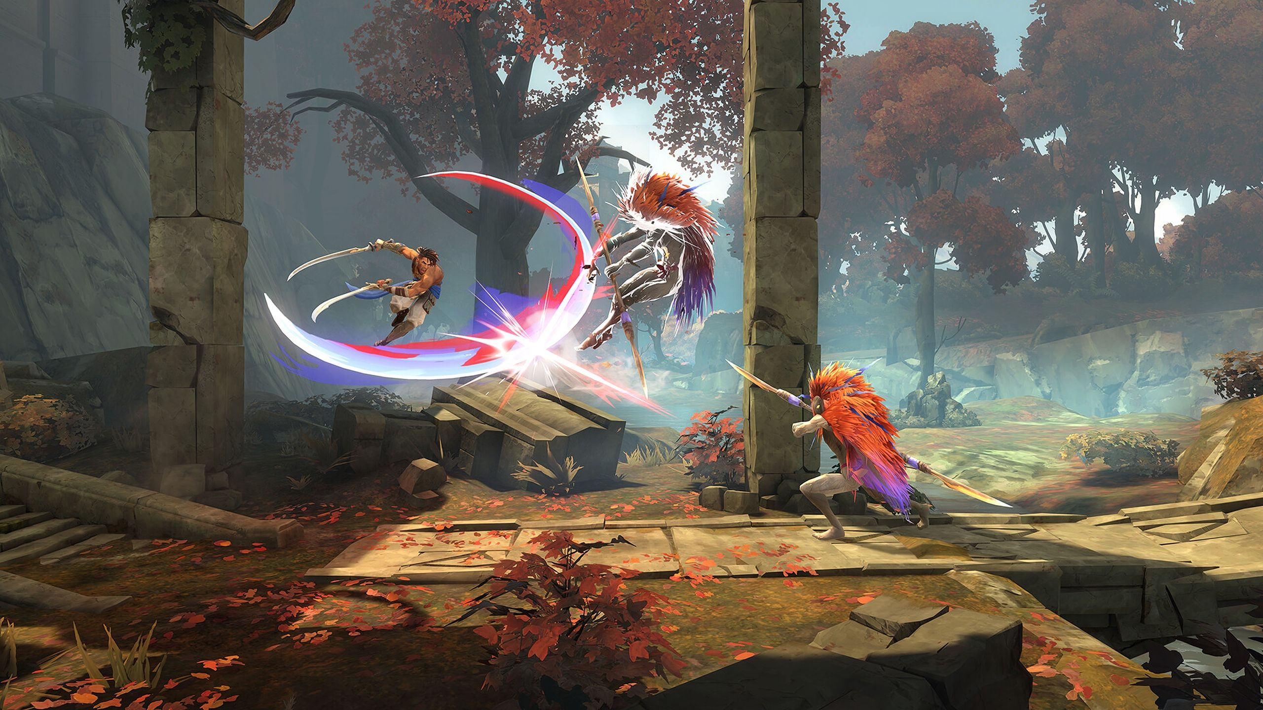 Fighting off enemies in Prince of Persia: The Lost Crown