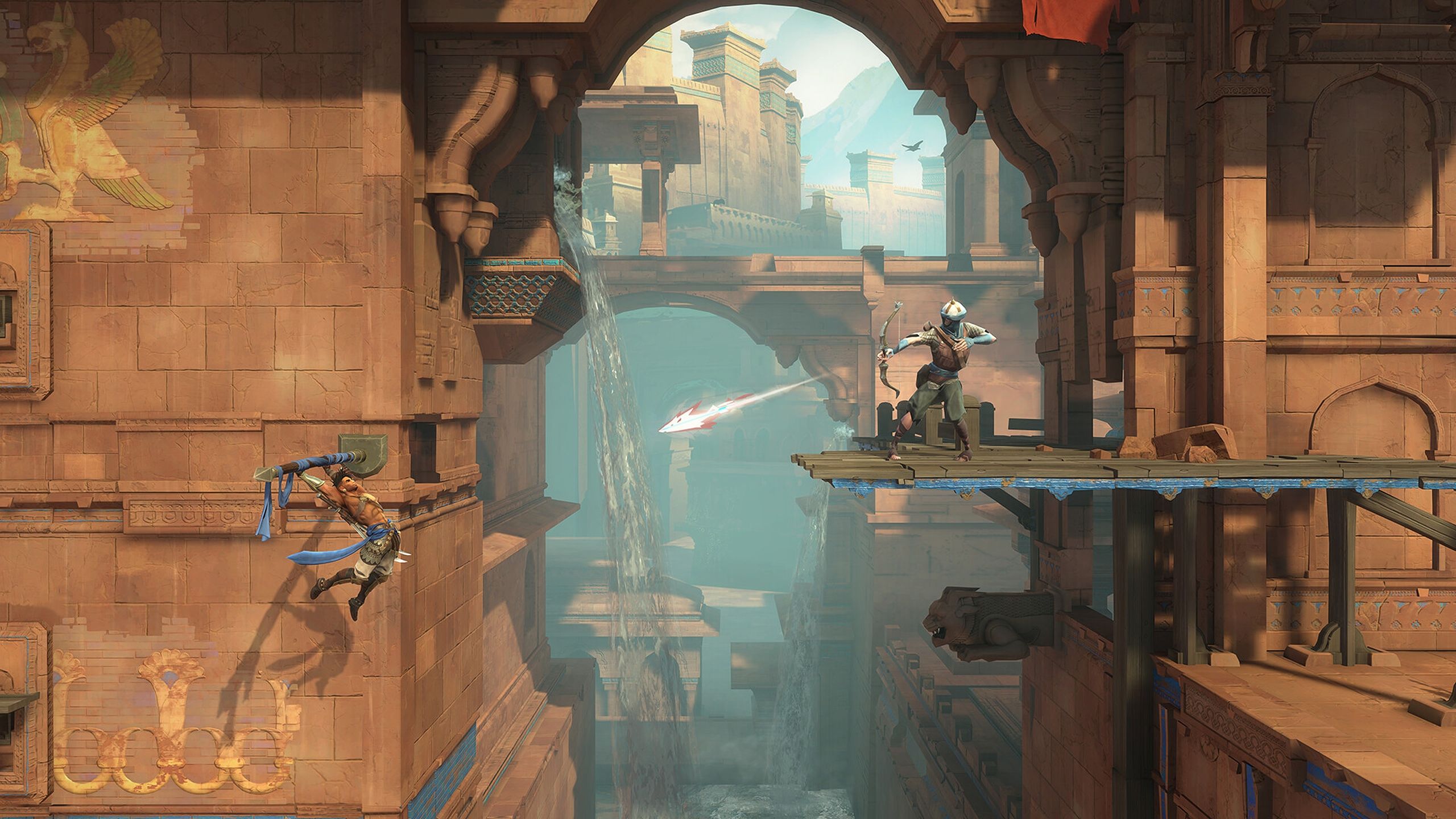 A platforming segment in Prince of Persia: The Lost Crown