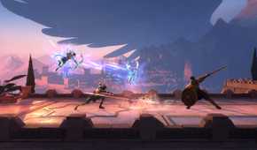 Fighting a gladiator in Prince of Persia: The Lost Crown
