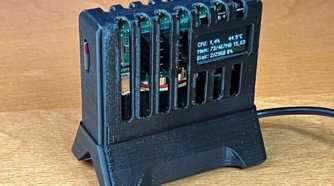 Raspberry Pi Zero Nano Tower Case by CBiker
