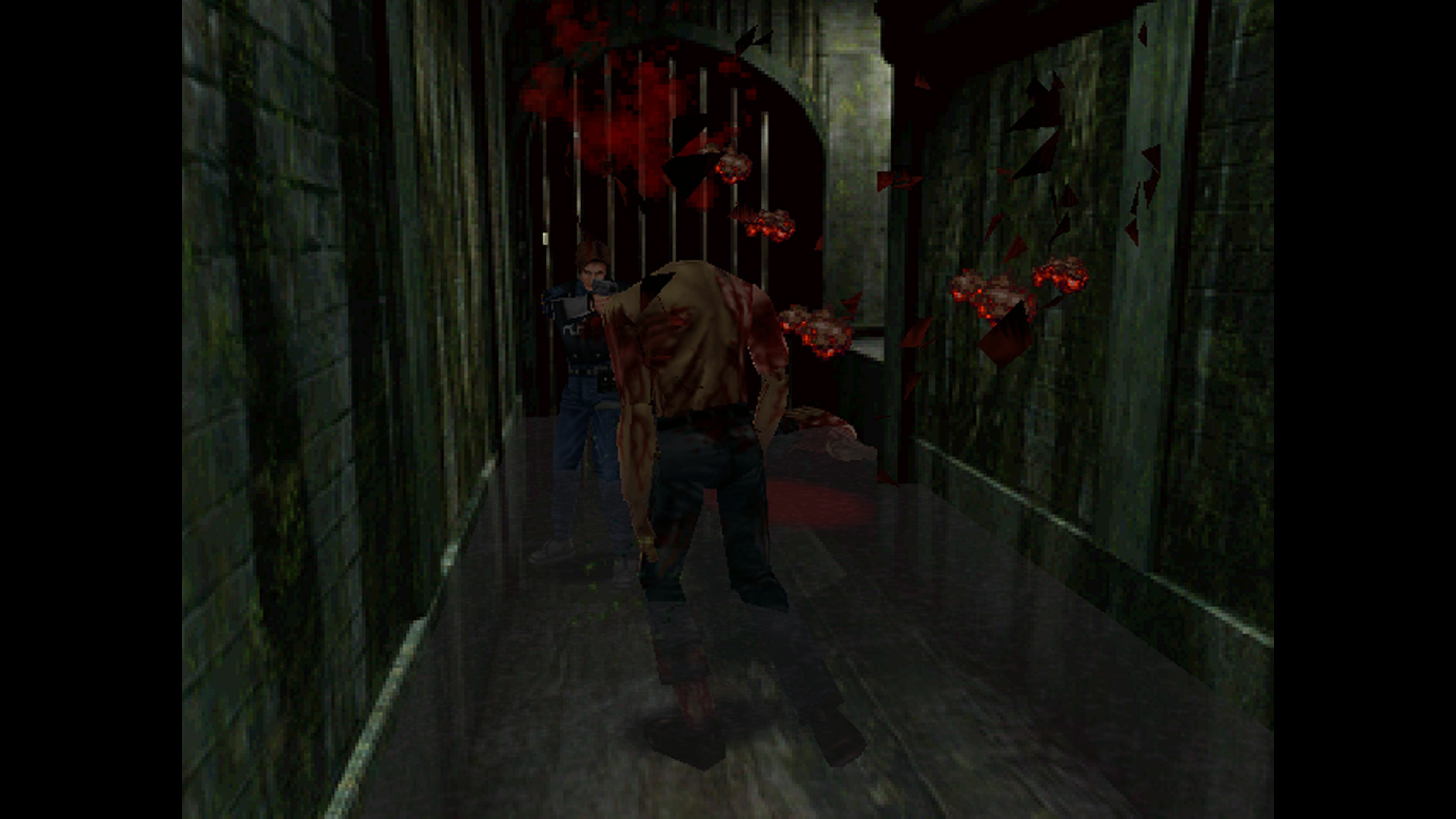 A screenshot from Resident Evil 2.