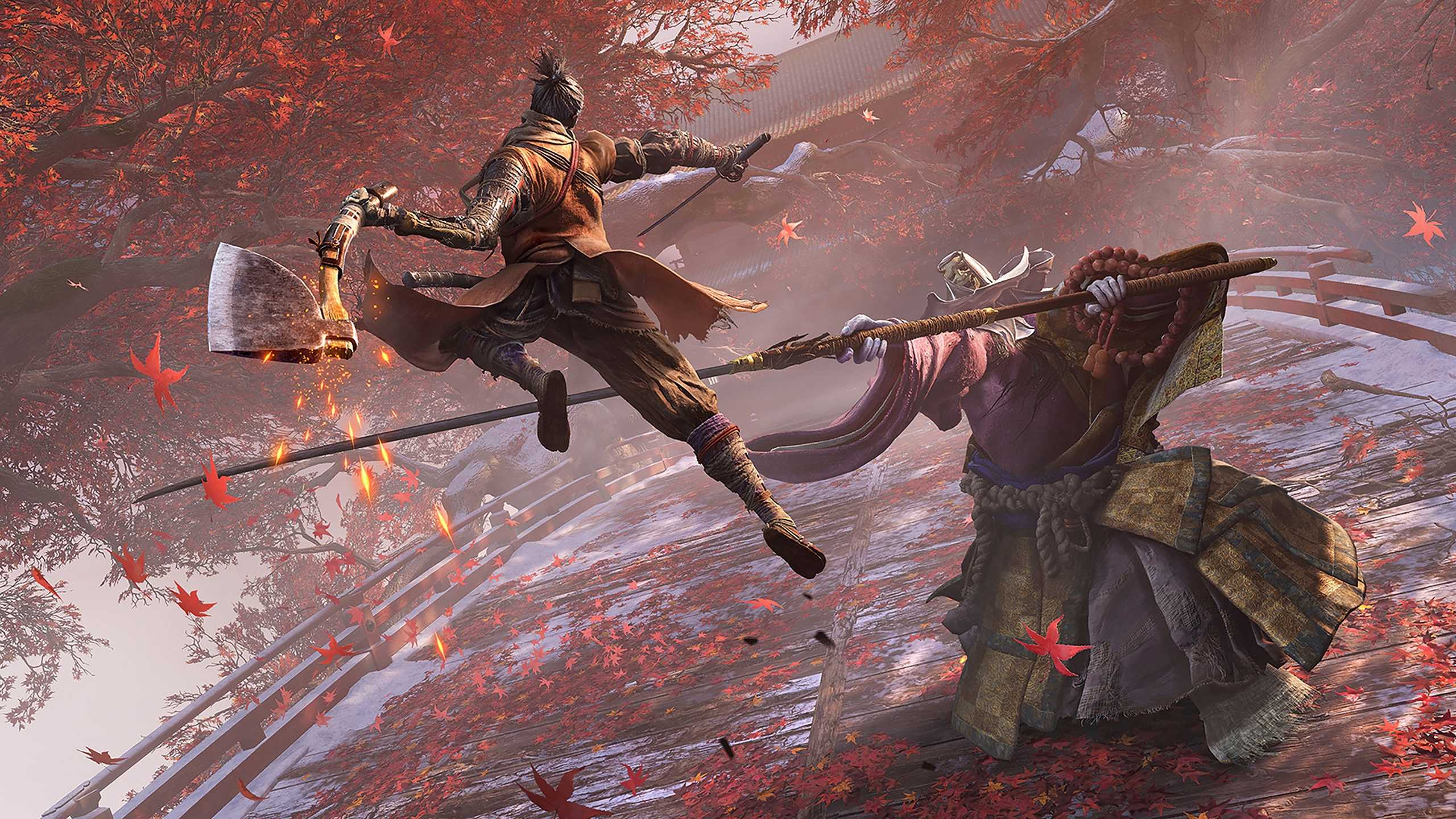 Screenshot from the game Sekiro: Shadows Die Twice.