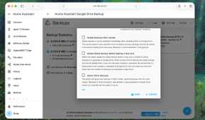 Settings for old backups in Add on
