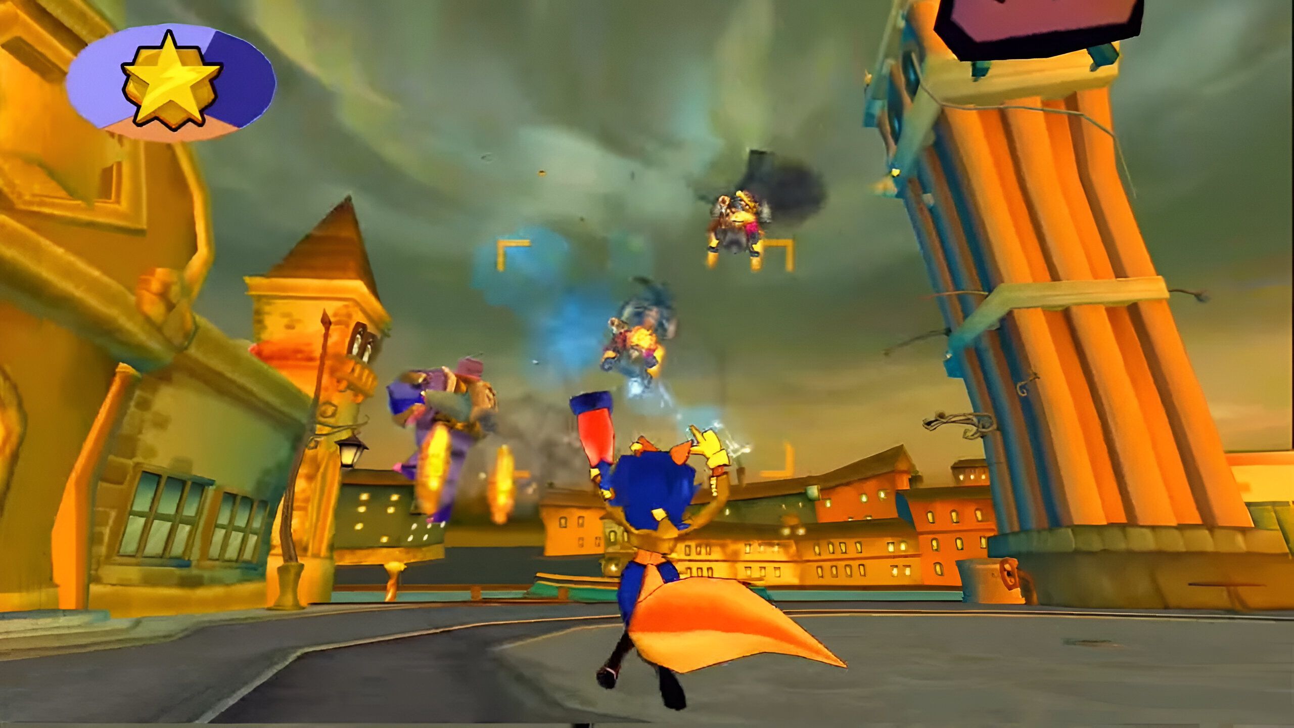 Screenshot from the game Sly Cooper.