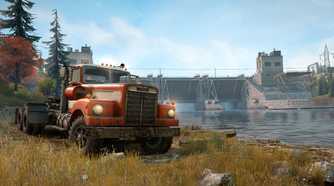 snowrunner-red-truck-dam