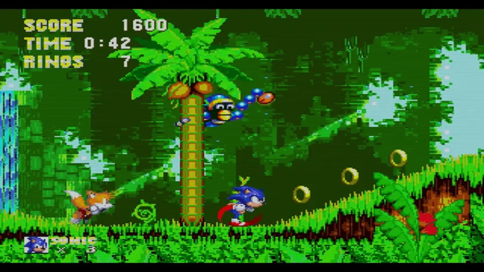 A screenshot of gameplay from Sonic the Hedgehog 3