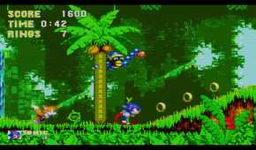 A screenshot of gameplay from Sonic the Hedgehog 3