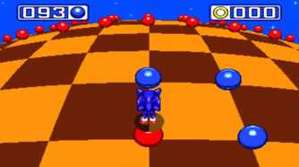 A screenshot of gameplay from Sonic the Hedgehog 3