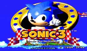 A screenshot of gameplay from Sonic the Hedgehog 3