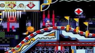 A screenshot of gameplay from Sonic the Hedgehog 3
