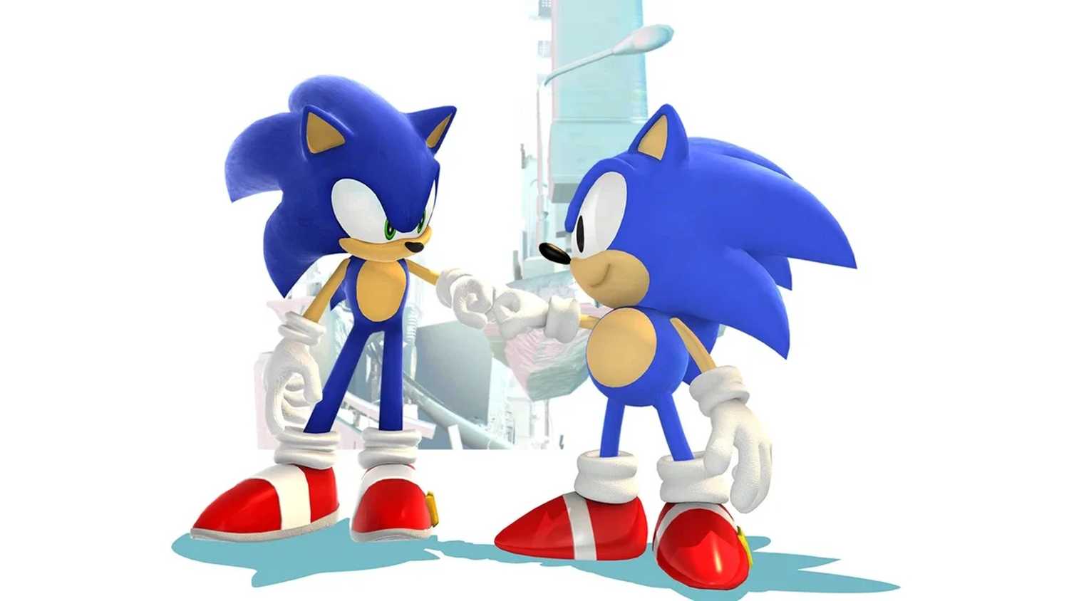 A screenshot of gameplay from Sonic Generations