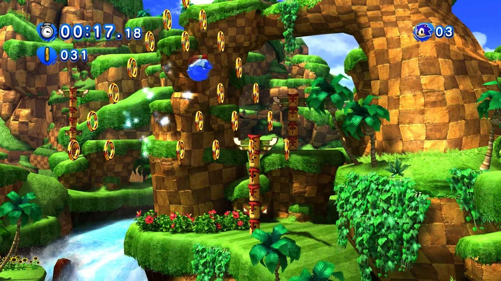 A screenshot of gameplay from Sonic Generations