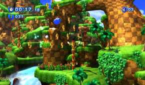 A screenshot of gameplay from Sonic Generations
