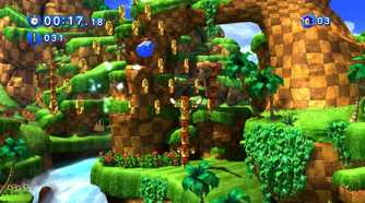 A screenshot of gameplay from Sonic Generations