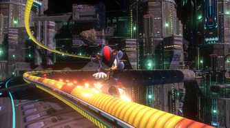 A screenshot of gameplay from Sonic X Shadow Generations
