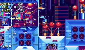 A screenshot of gameplay from Sonic Mania