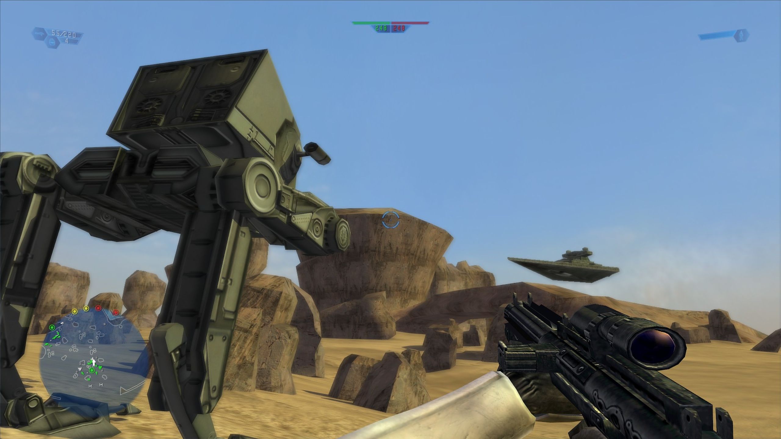 A screenshot from Star Wars: Battlefront.