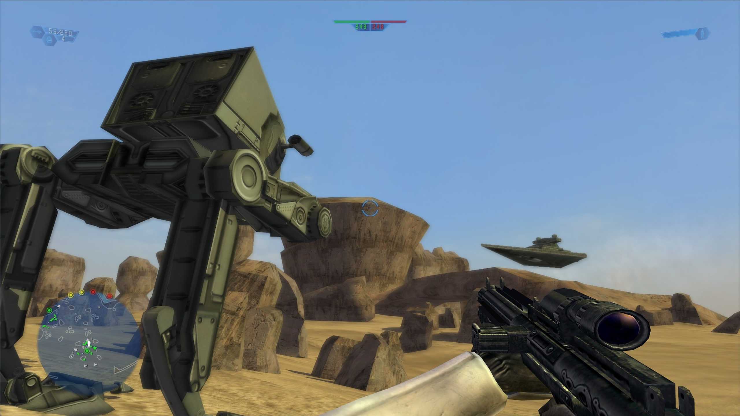A screenshot from Star Wars: Battlefront.