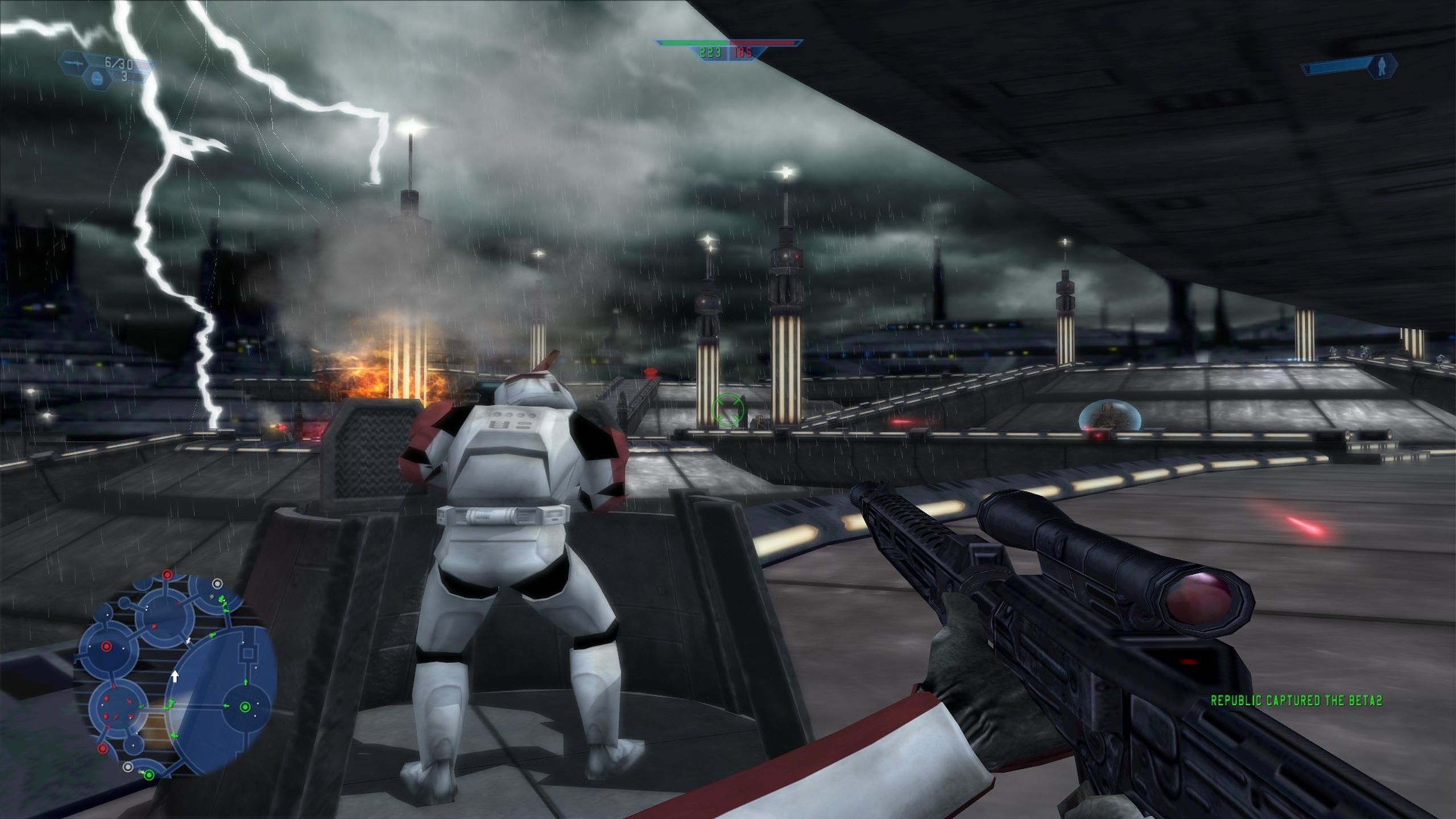 Combat in Star Wars: Battlefront.
