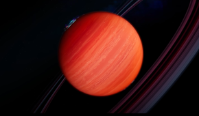 A red planet with a ring Subnautica 2