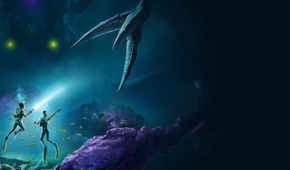 Subnautica 2 cover art, right side