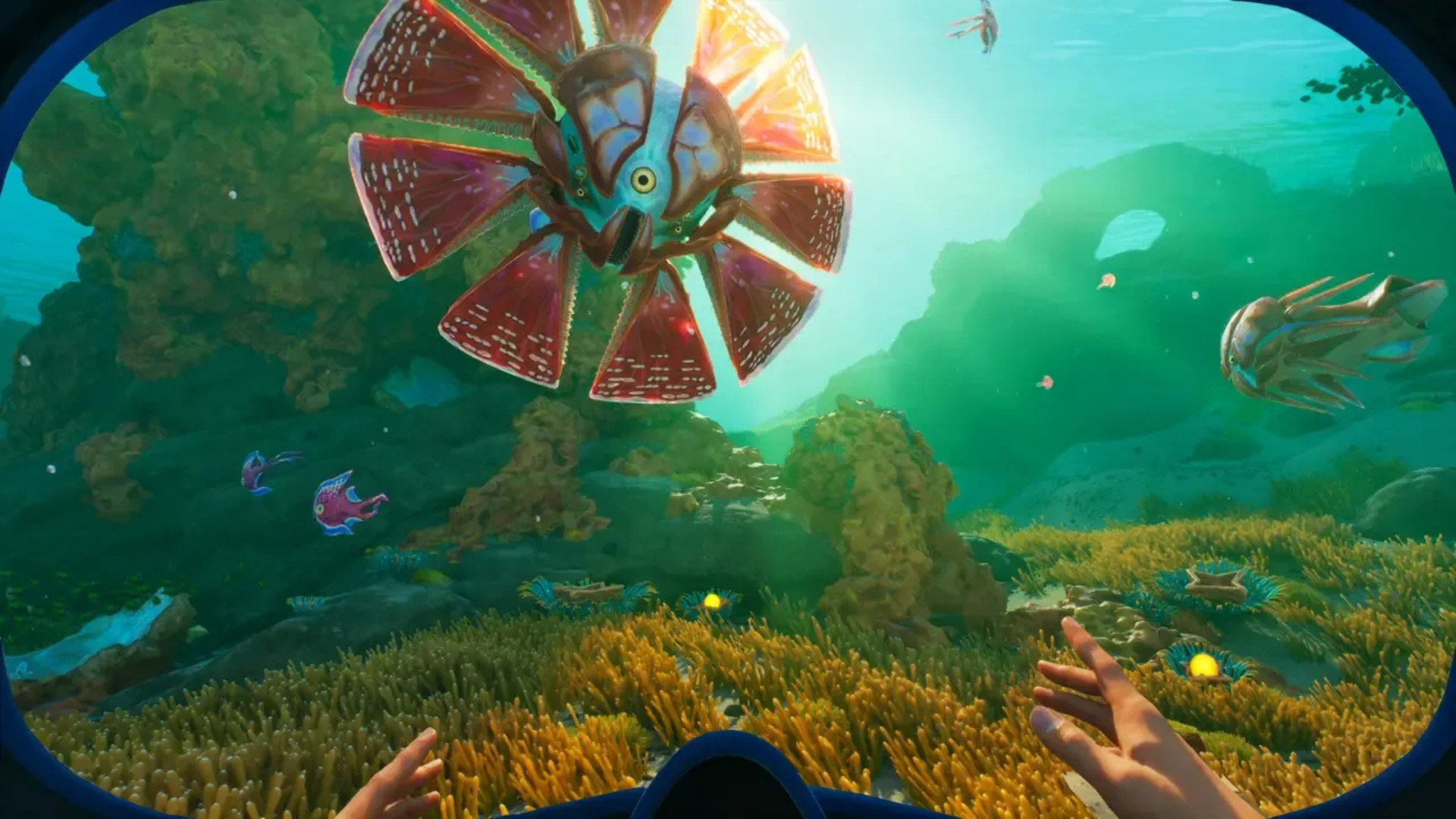 An alien fish in Subnautica 2