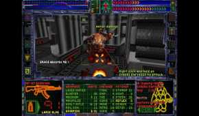 Screenshot from the 1994 game System Shock.