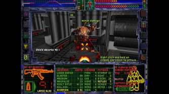 Screenshot from the 1994 game System Shock.