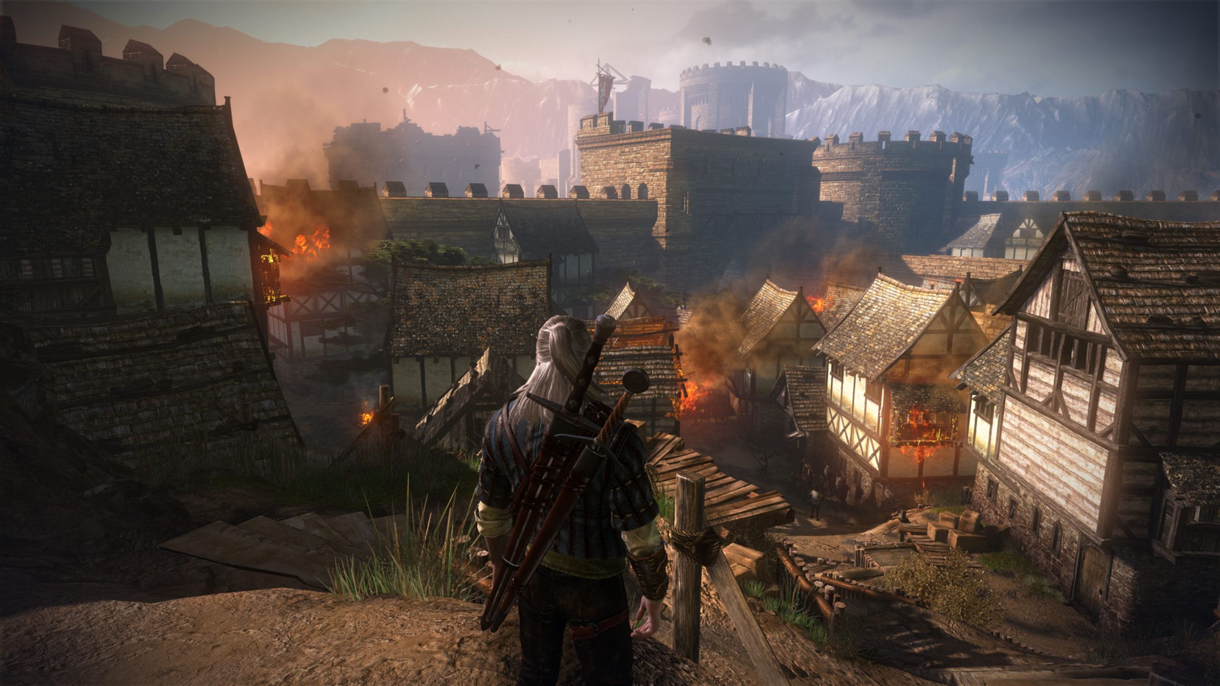 Screenshot from the game The Witcher 2.