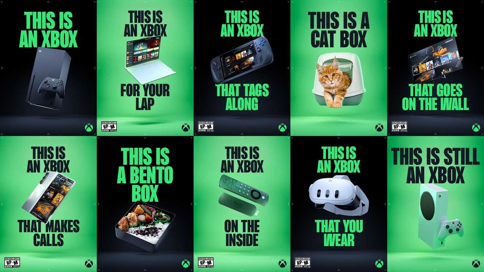 The ad campaign for the "This is an Xbox" from Xbox and Microsoft