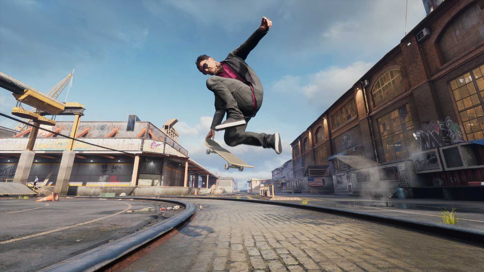 Tony Hawk's Pro Skater 3 + 4 Bam Margera doing a trick