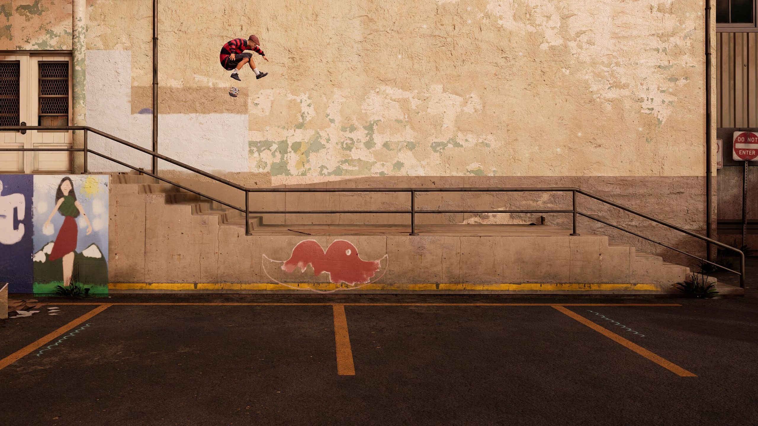 A screenshot from the game 'Tony Hawk's Pro Skater 1 + 2'.
