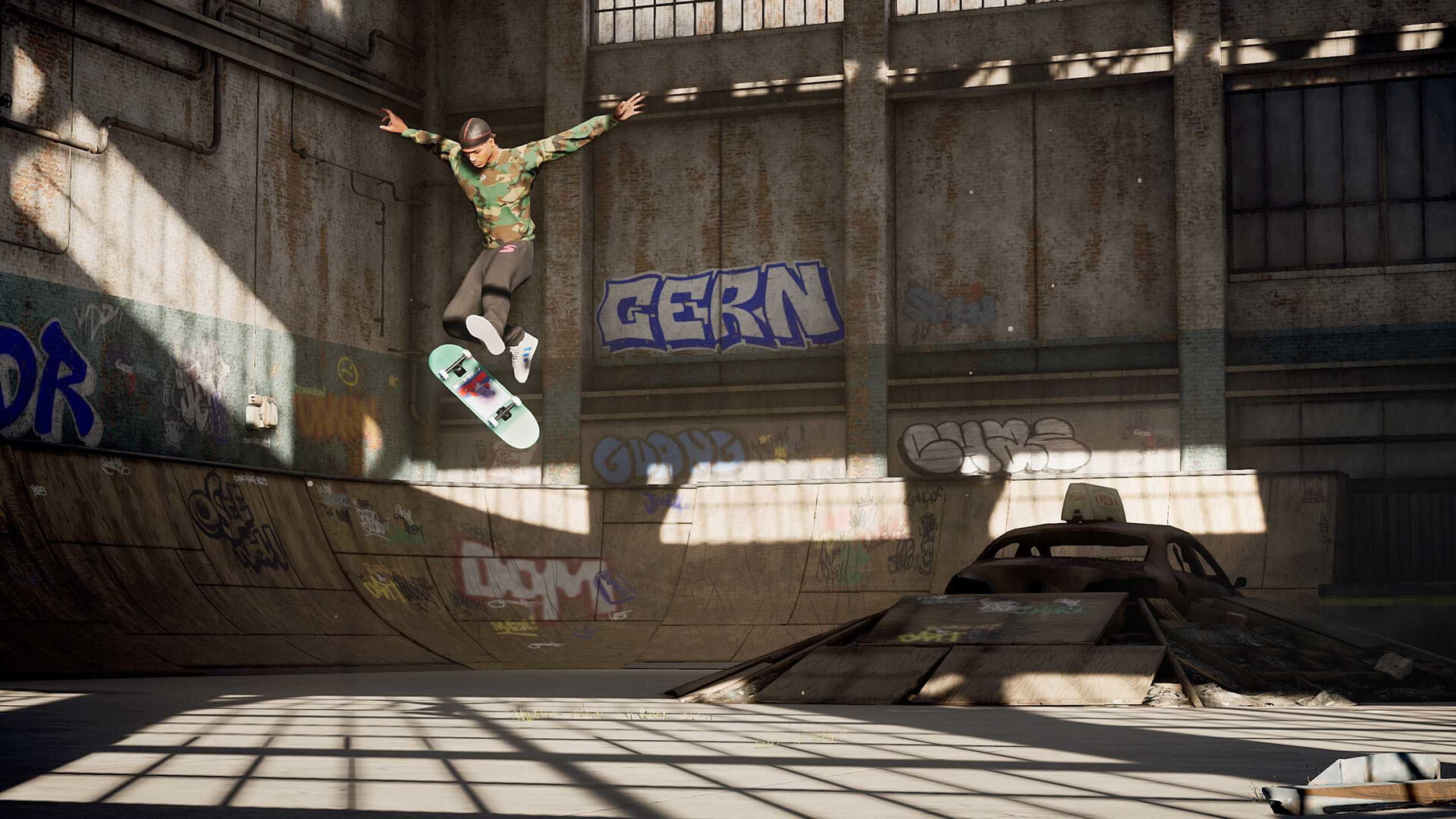 A screenshot from the game 'Tony Hawk's Pro Skater 1 + 2'.