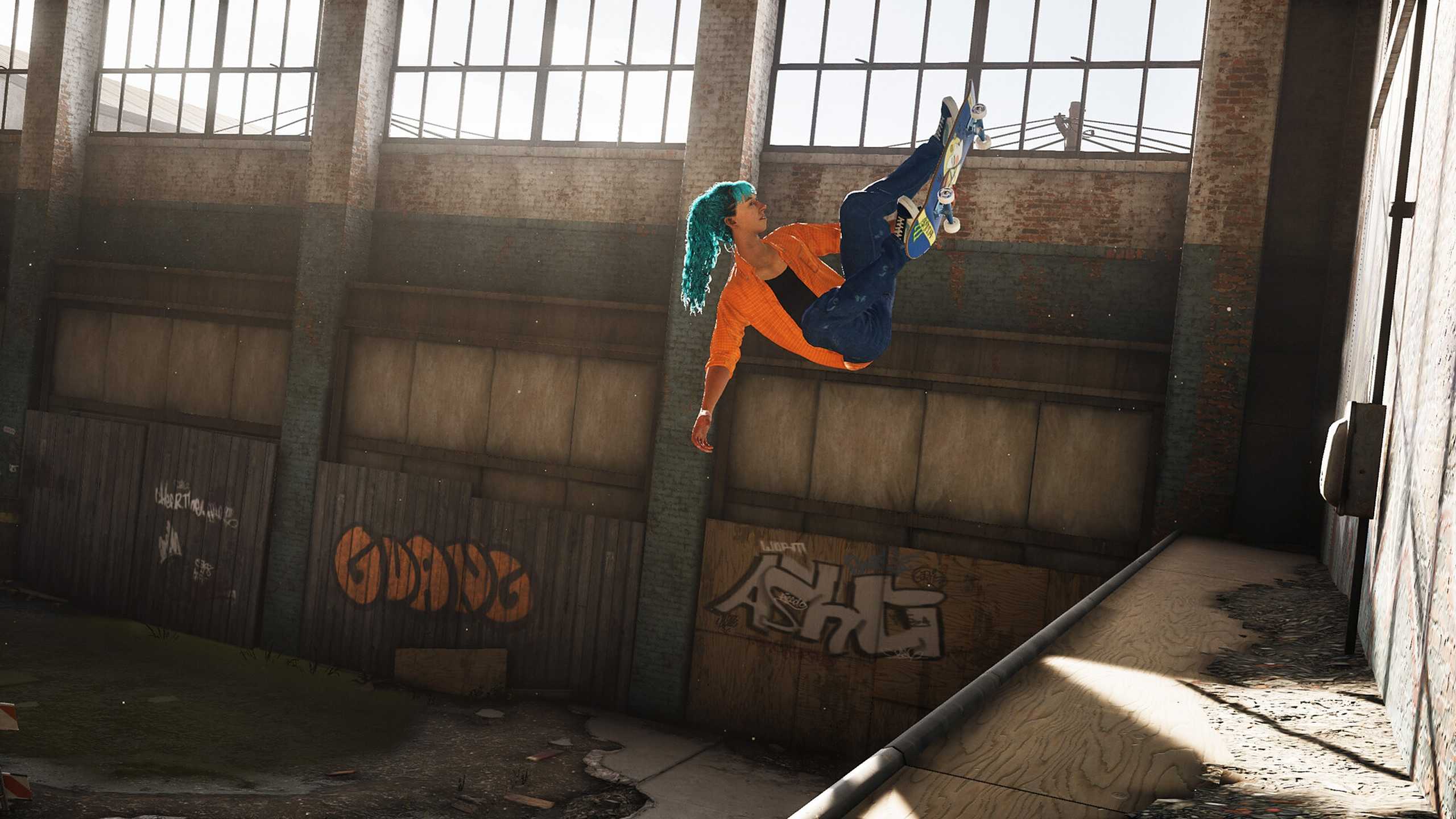 A screenshot from the game 'Tony Hawk's Pro Skater 1 + 2'.