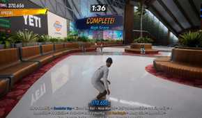 A screenshot of completing goals in the main tour in Tony Hawk's Pro Skater 3+4