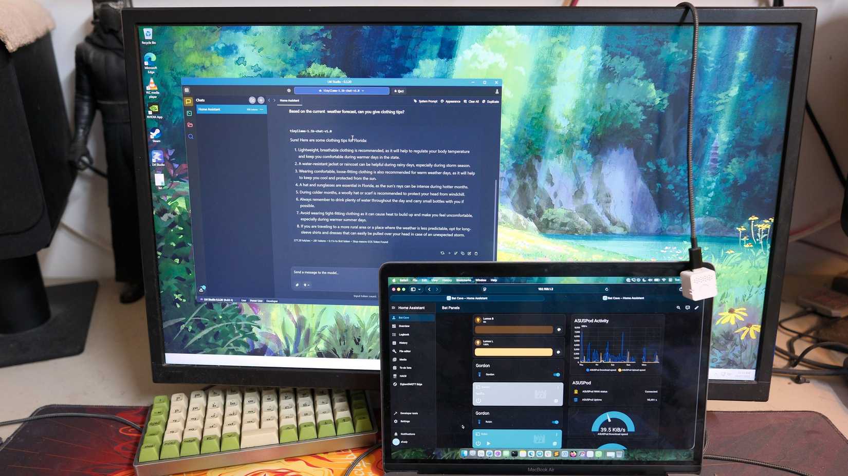 Using Home Assistant with a local LLM