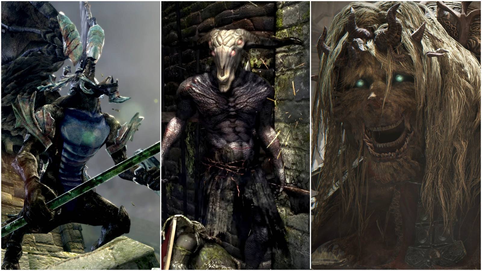 Terrible FromSoft bosses with horrible camera controls.