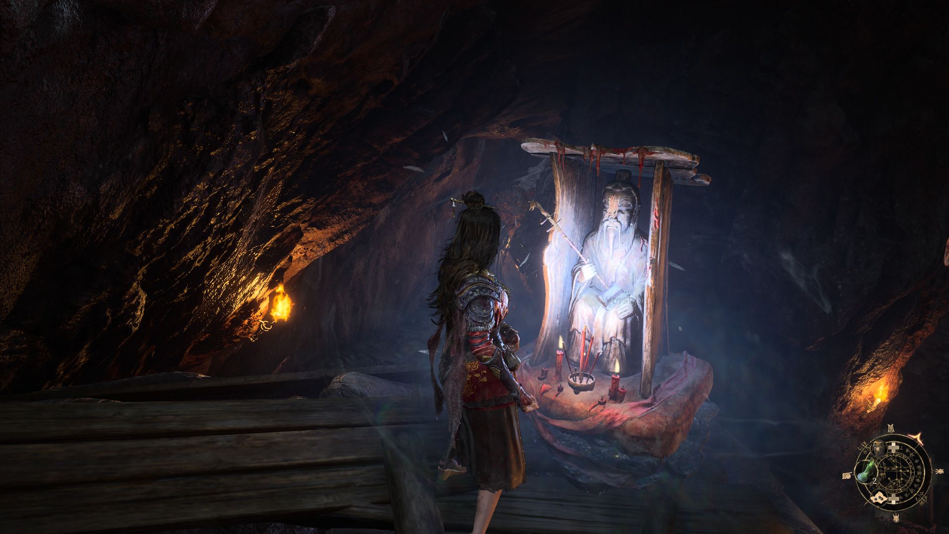 wuchang fallen feathers interacting with shrine