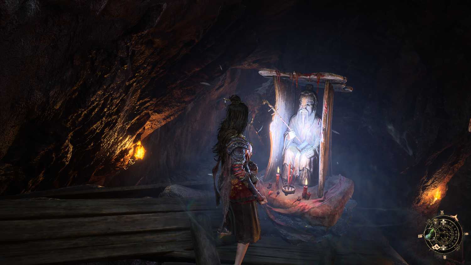 wuchang fallen feathers interacting with shrine