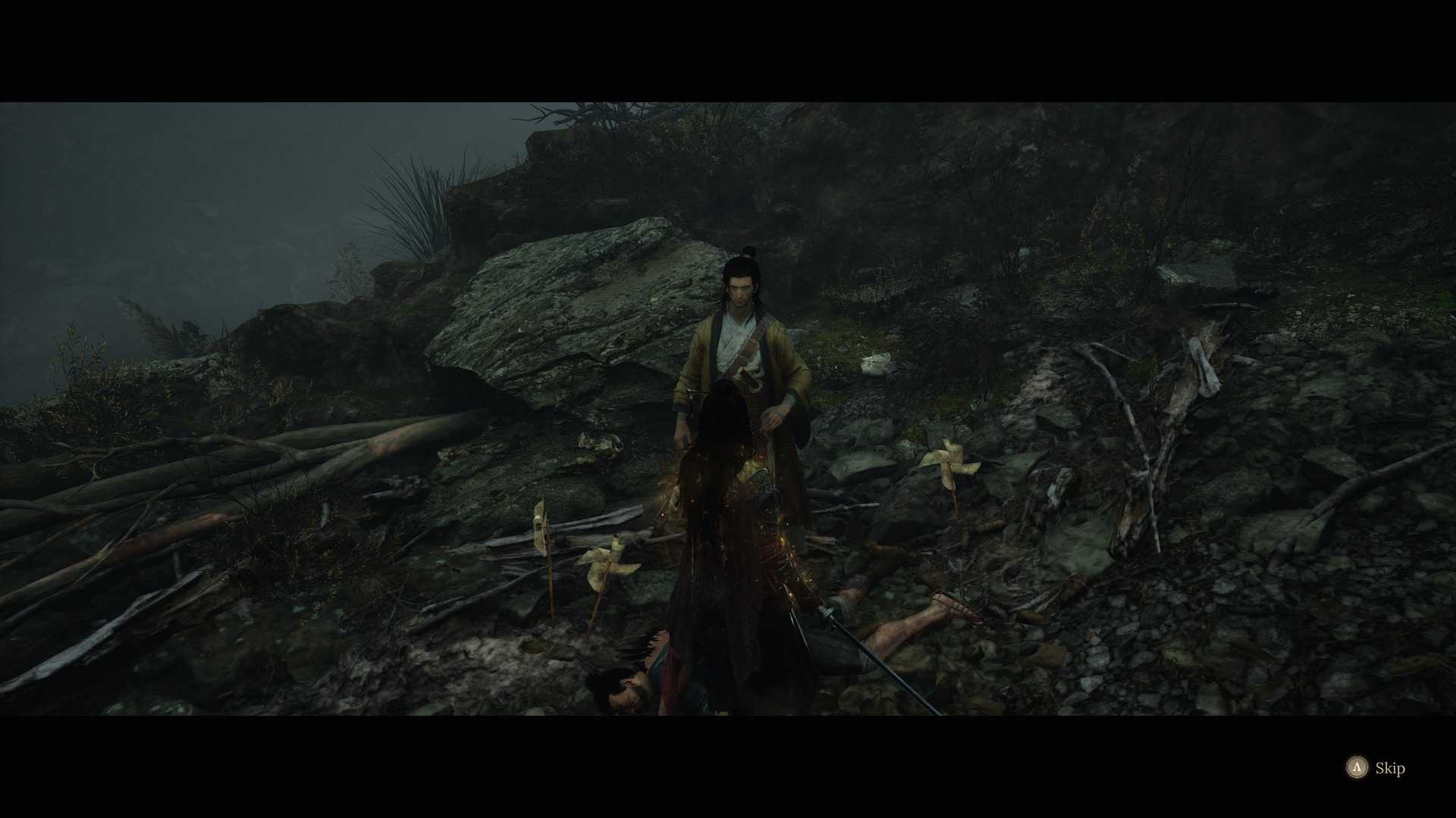 wuchang fallen feathers man in yellow