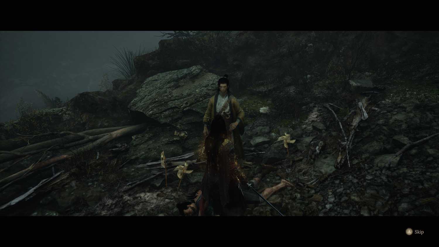 wuchang fallen feathers man in yellow