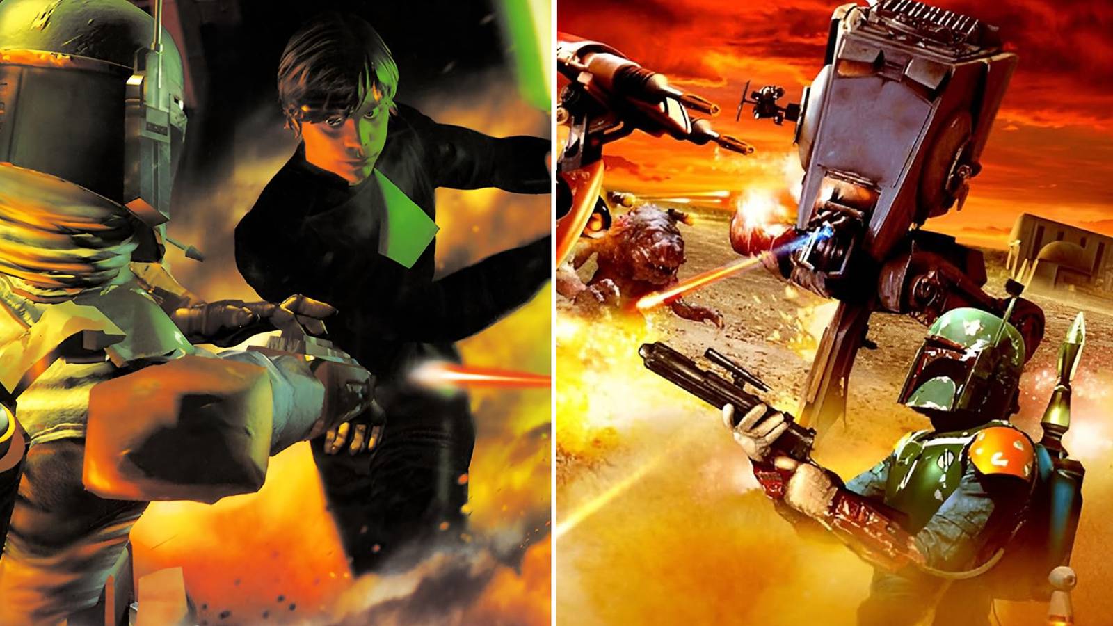 A combination of bad Star Wars games that should be remade