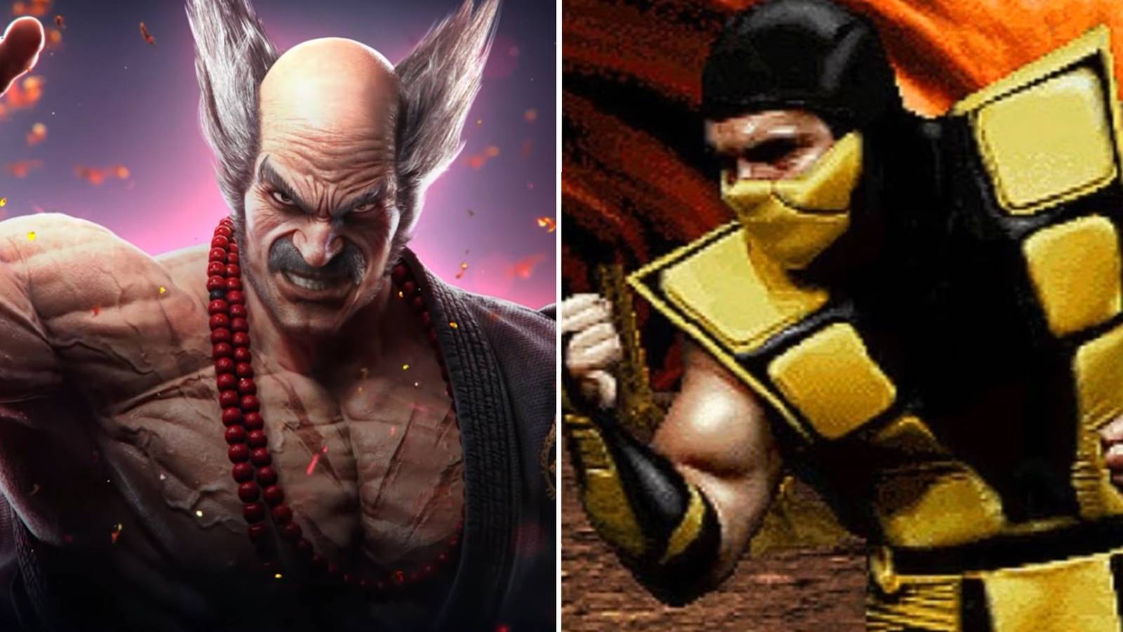 A combination of two fighting game characters