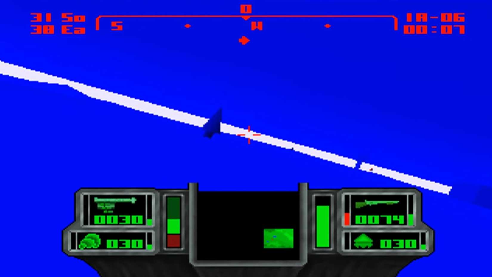 A screenshot of prototype gameplay from AirCars 94.