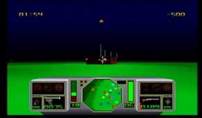 A screenshot of an enemy structure in AirCars