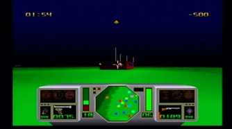A screenshot of an enemy structure in AirCars